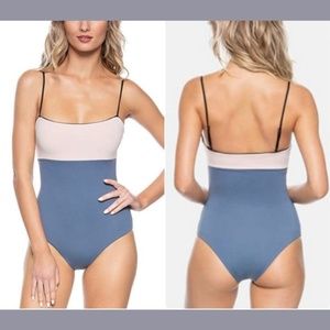 NWT Tavik [‎ Small ] Scarlett Color blocked One-Piece Swimsuit Indigo